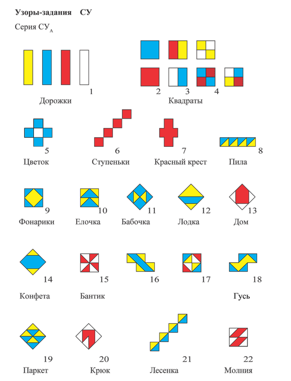 Логопедические игры — кубики Сложи Узор Никитина